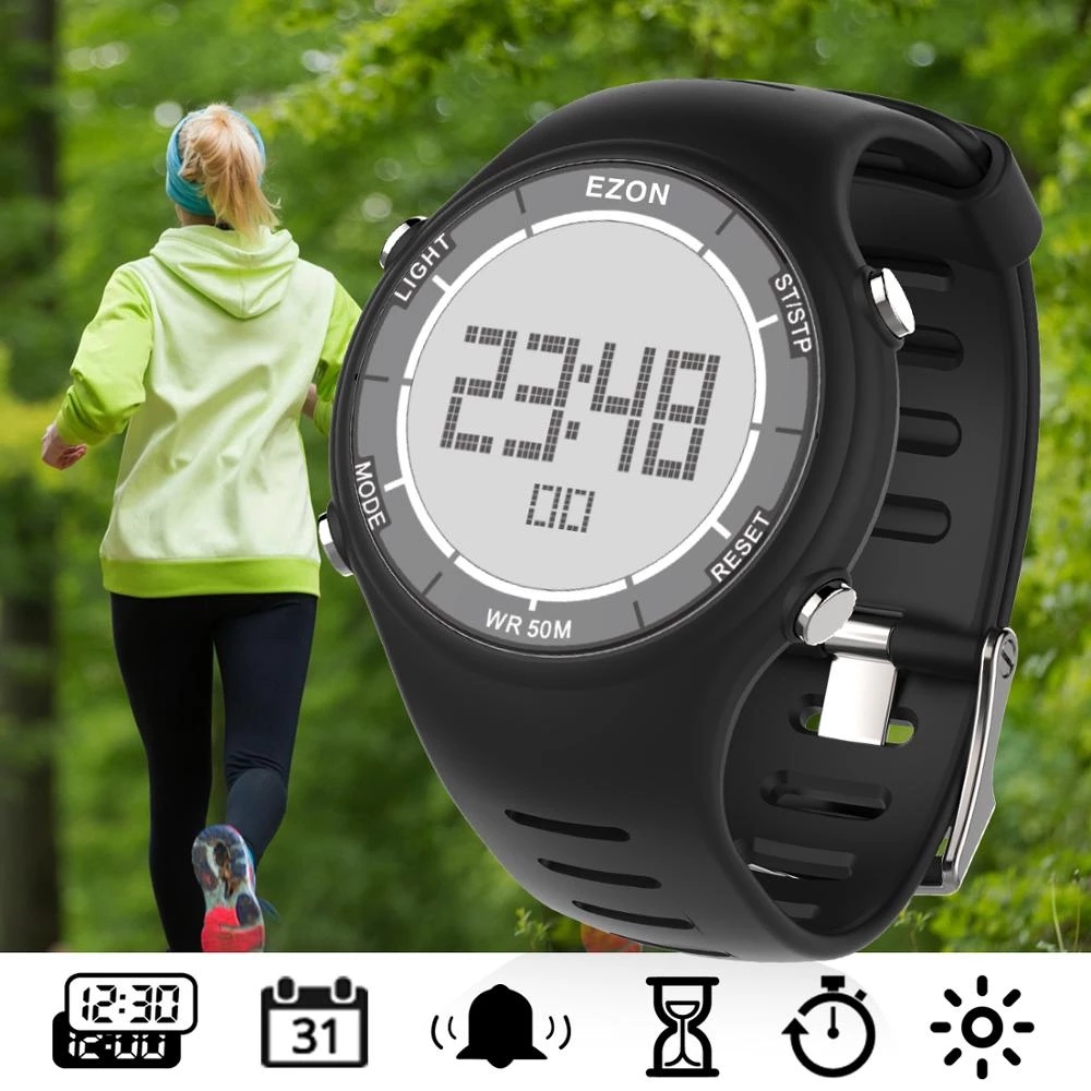 Outdoor Sport Watch - EZON Jam Tangan Olahraga Digital Wanita