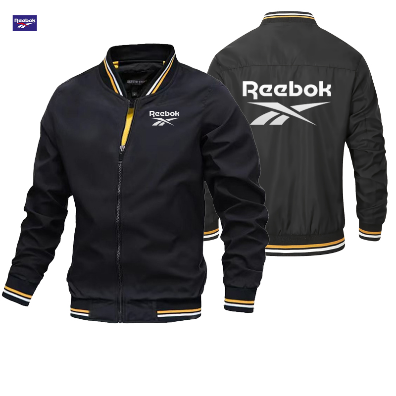 Outdoor Sport Brand Jacket - Jaket Semi-Kerah Merek Reebok, Cocok untuk