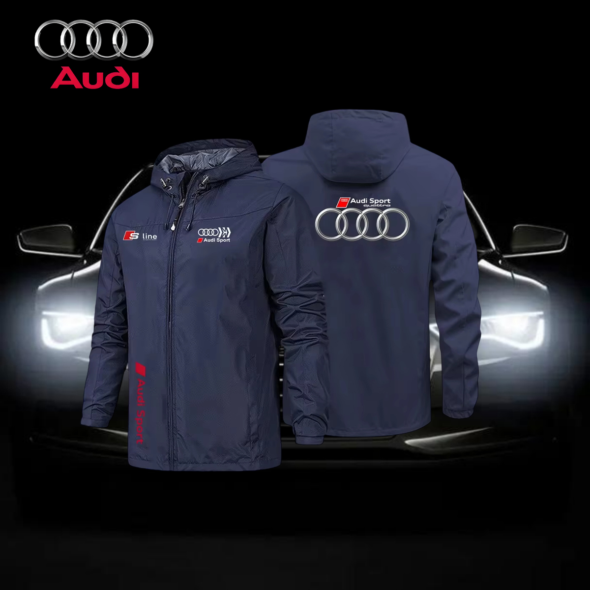 Outdoor Sport Logo - Jaket Pria Gaya Sport Tahan Air