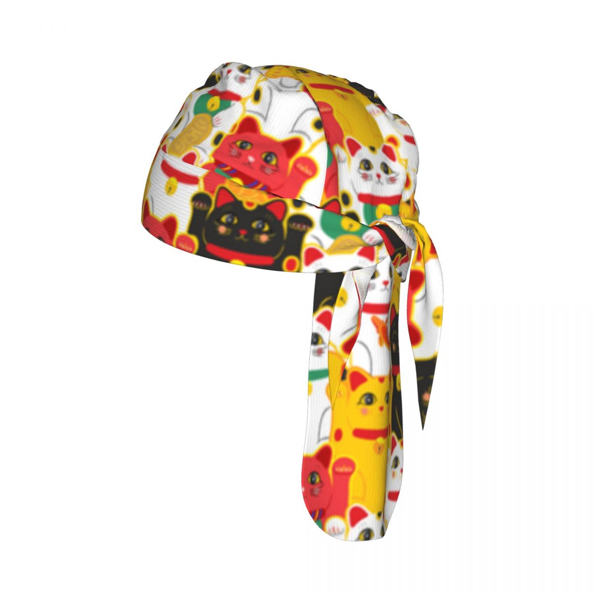 Outdoor Sport Hat - Topi Pelindung Kepala Motif Kucing Maneki