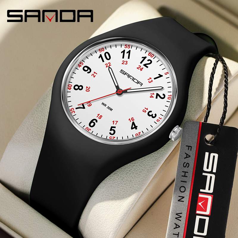 Sanda jam tangan kuarsa wanita - Outdoor Sport Watch ulasan dan harga