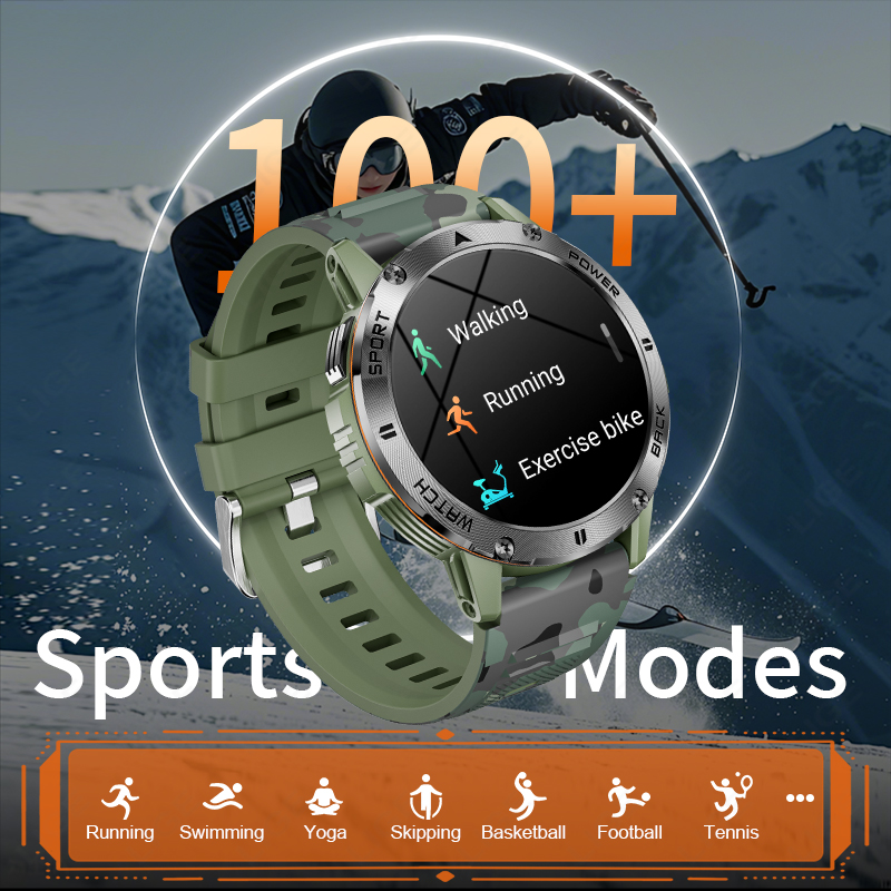 LIGE Jam Tangan Pintar Pria Ke - Outdoor Sport Day ulasan dan harga