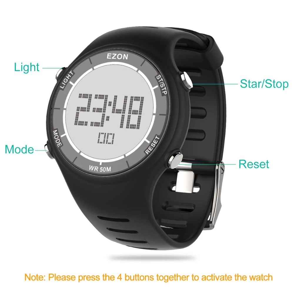 EZON Jam Tangan Olahraga Digit - Outdoor Sport Watch ulasan dan harga