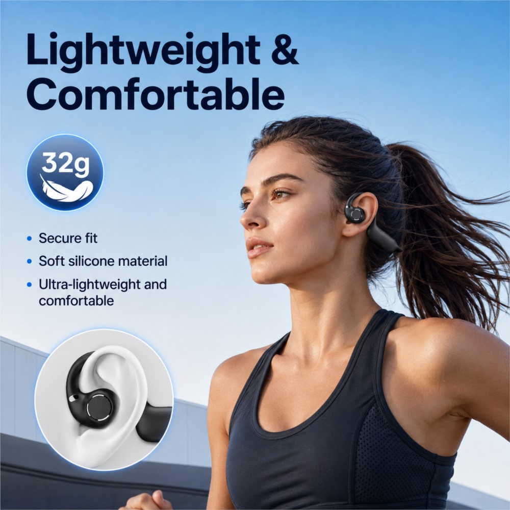 Earphone Pintar AI 800W Kamera - Outdoor Sport Bar ulasan dan harga