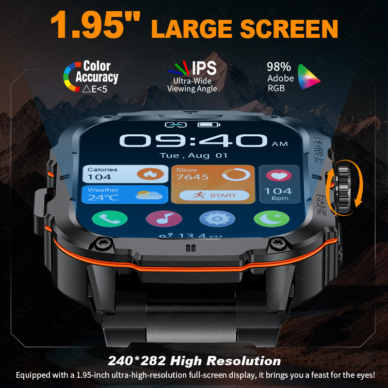 LIGE 2025 Jam Tangan Pintar Mi - Outdoor Sport Day ulasan dan harga