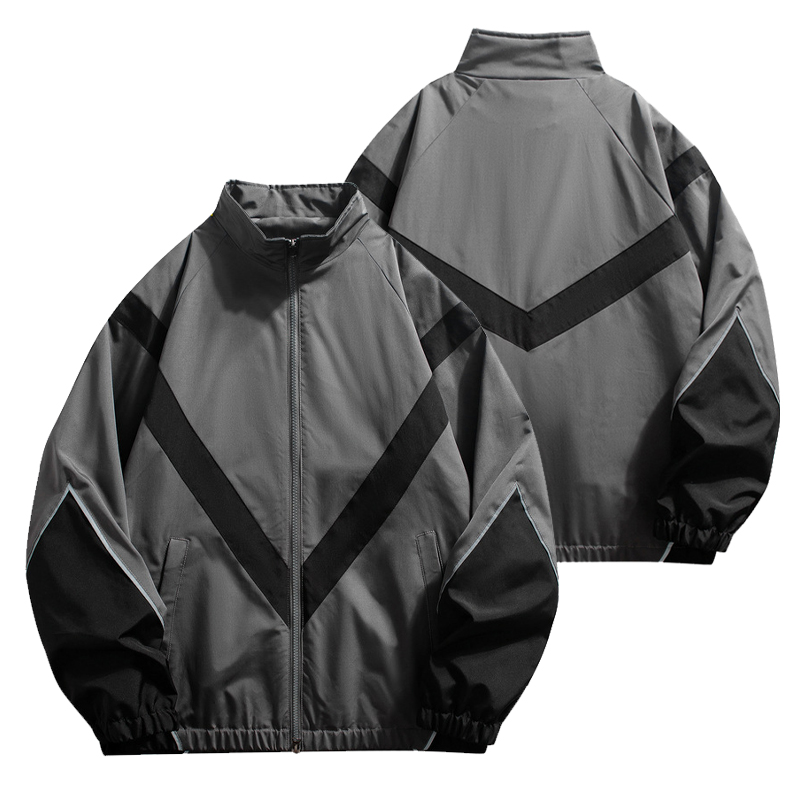 Jaket Balap Pria Berkerah Ting - Outdoor Sport Logo ulasan dan harga