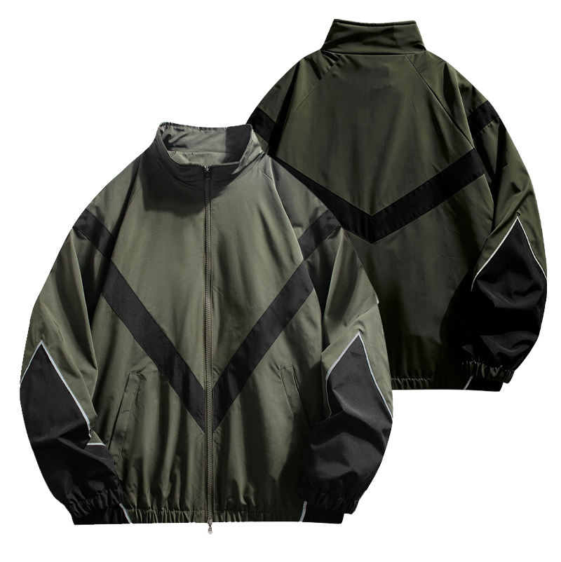 Jaket Balap Pria Berkerah Ting - Outdoor Sport Logo ulasan dan harga