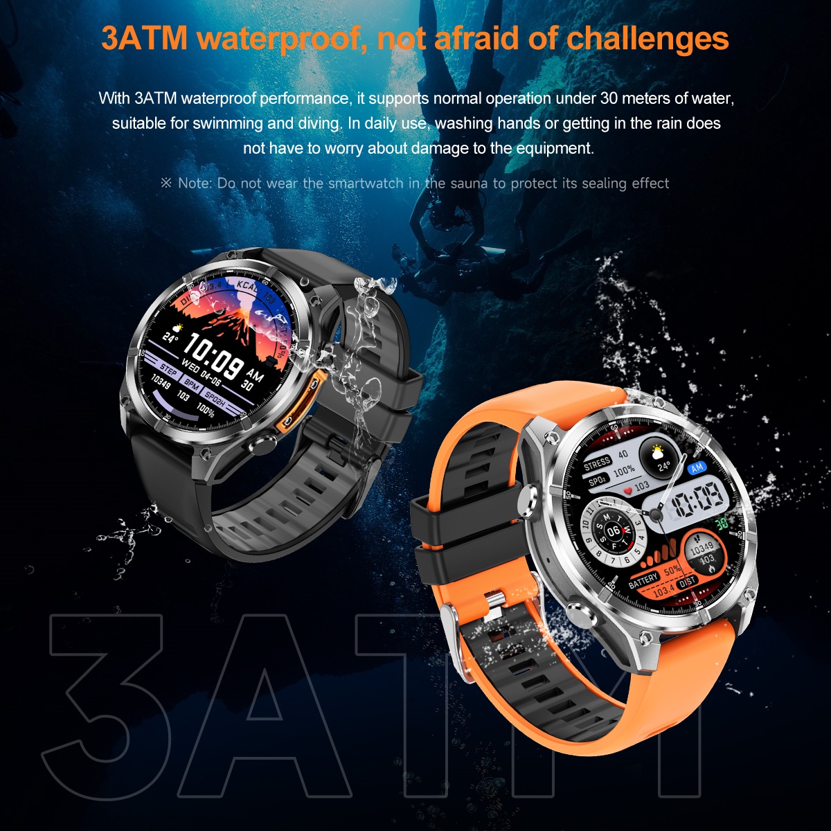 Jam Tangan Pintar Militer VWAR - Outdoor Sport Day ulasan dan harga