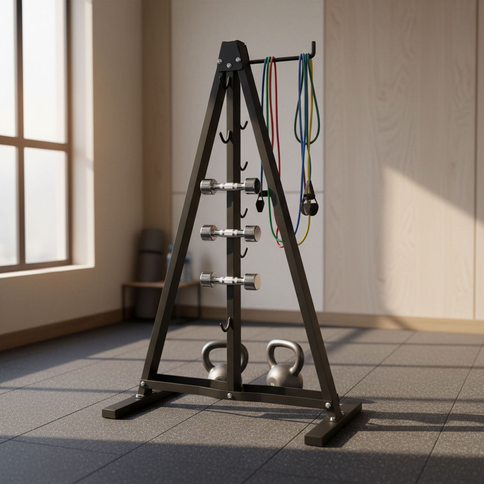 Rak Penyimpanan Alat Latihan L - Outdoor Sport Bar ulasan dan harga
