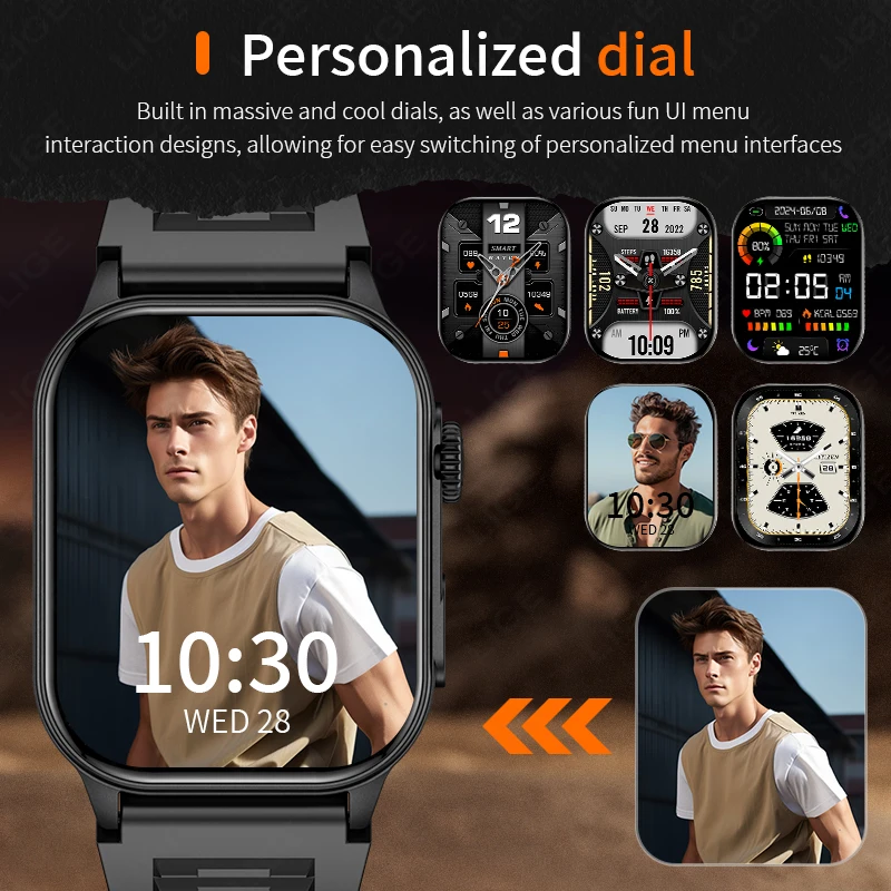 LIGE 2026 Jam Tangan Pintar Lu - Definition Of Outdoor Sport ulasan dan harga
