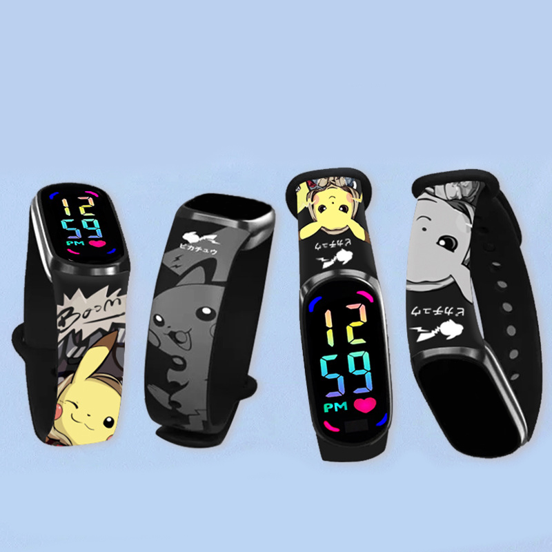 Jam Tangan LED Pikachu Anak-an - Outdoor Sport Watch ulasan dan harga