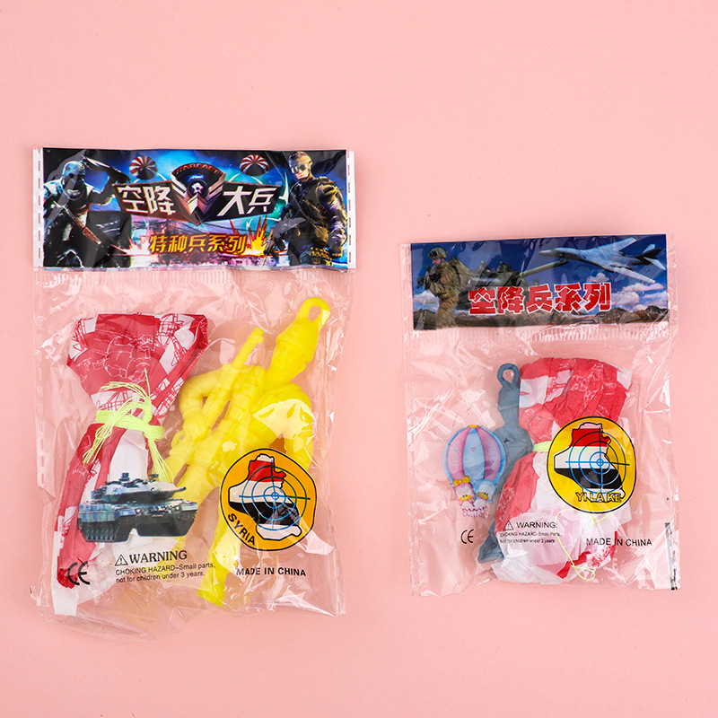 10 buah mainan parasut ejeksi  - Outdoor Sport Day ulasan dan harga